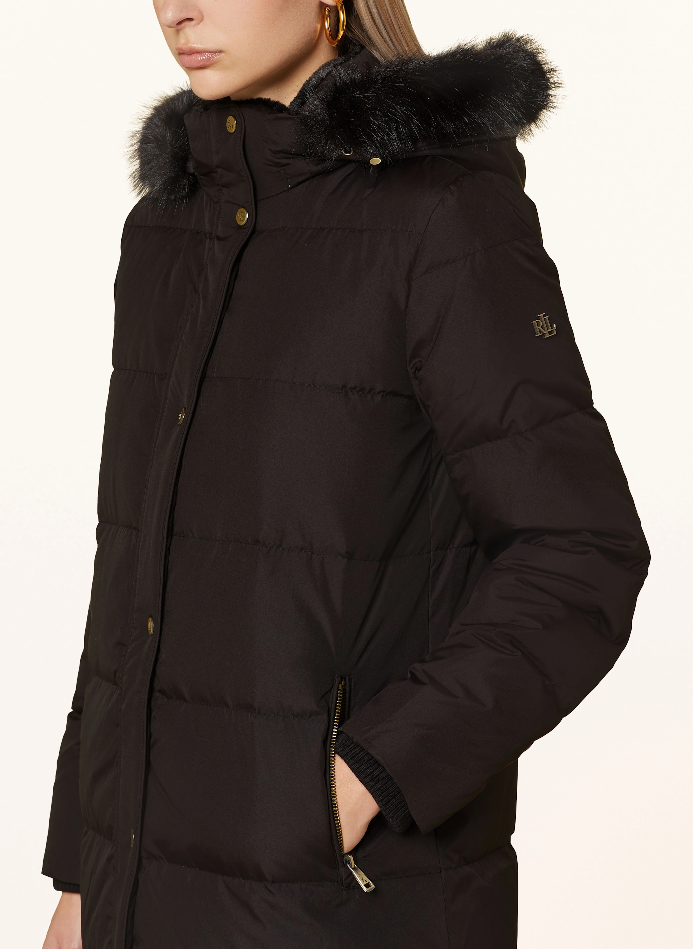 LAUREN RALPH LAUREN Daunenmantel mit Kunstfell