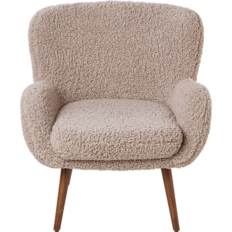 Dolly loungestol inkl. fodskammel - toffee