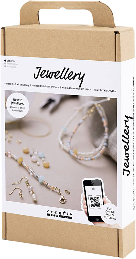 Creativ Company Start DIY Kit Smykker Klassiske Perler