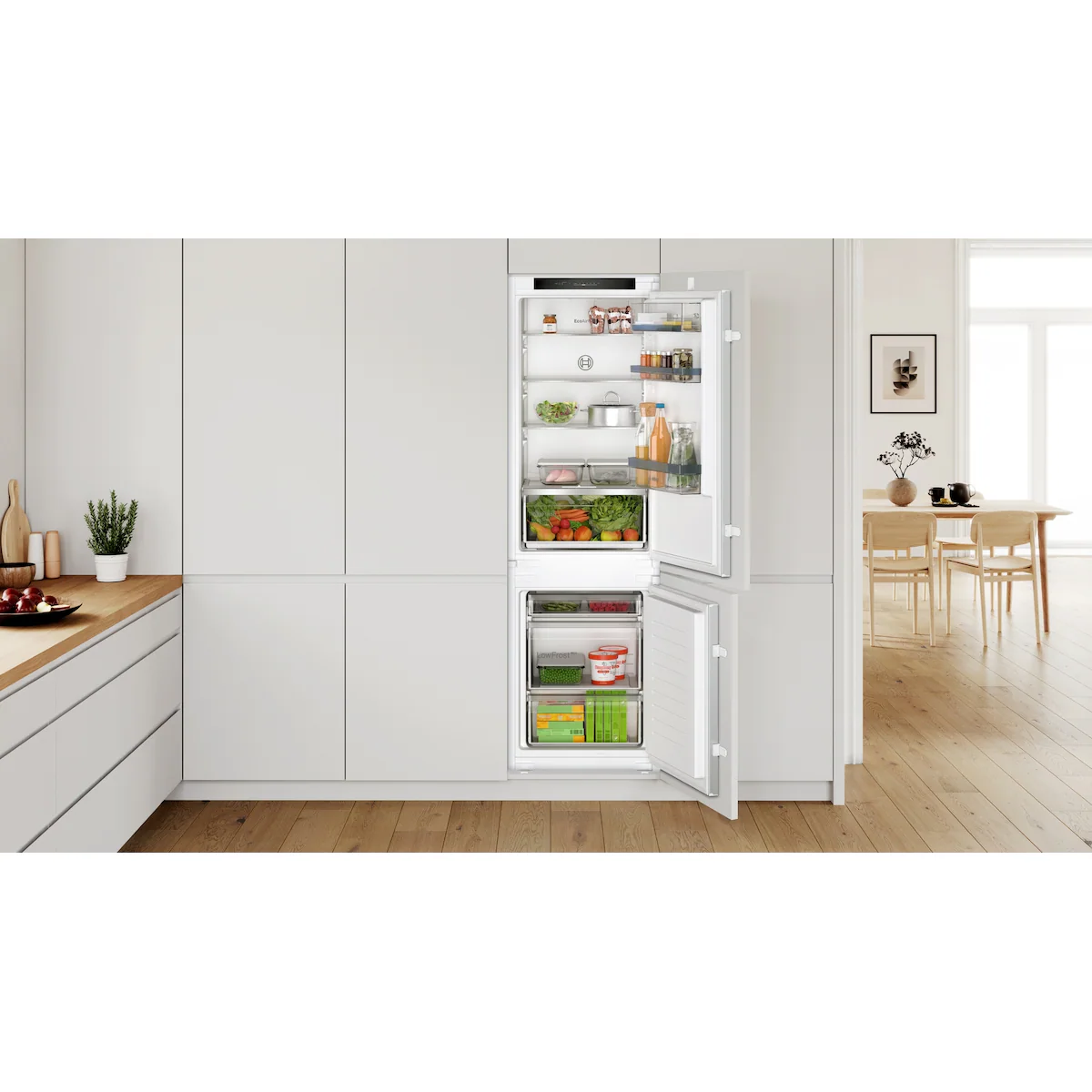 Bosch Kjøleskap/fryser kombinasjon KIV86VSE0