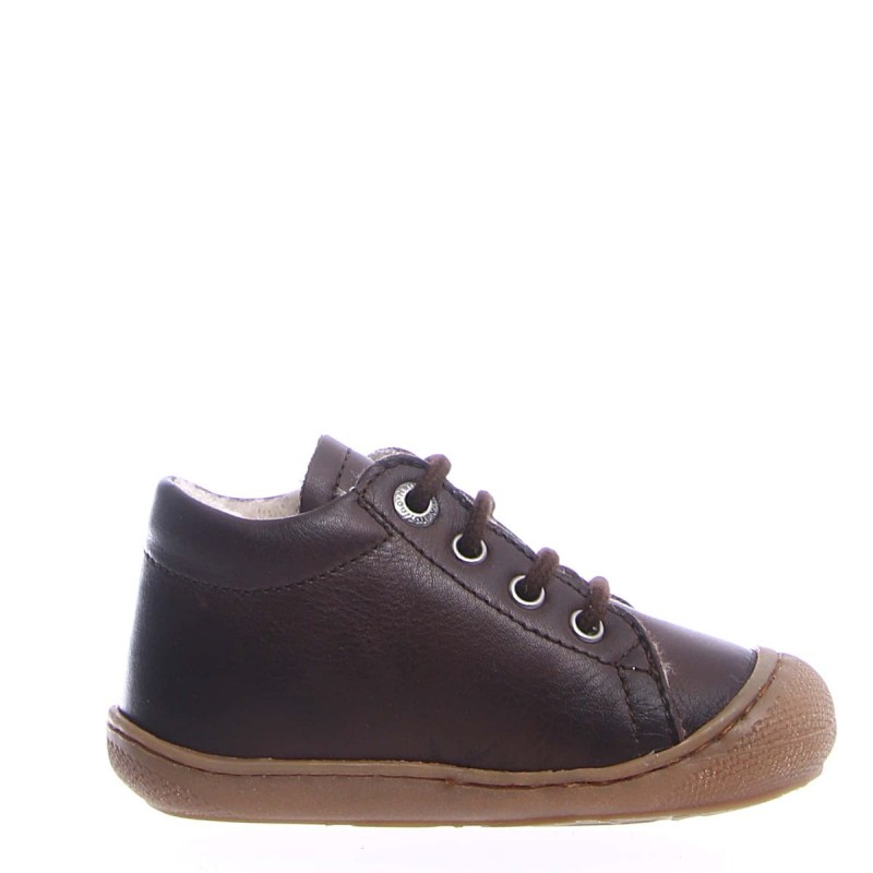 Naturino Naturino Cocoon Supersouple Lacets Fourré Chocolat