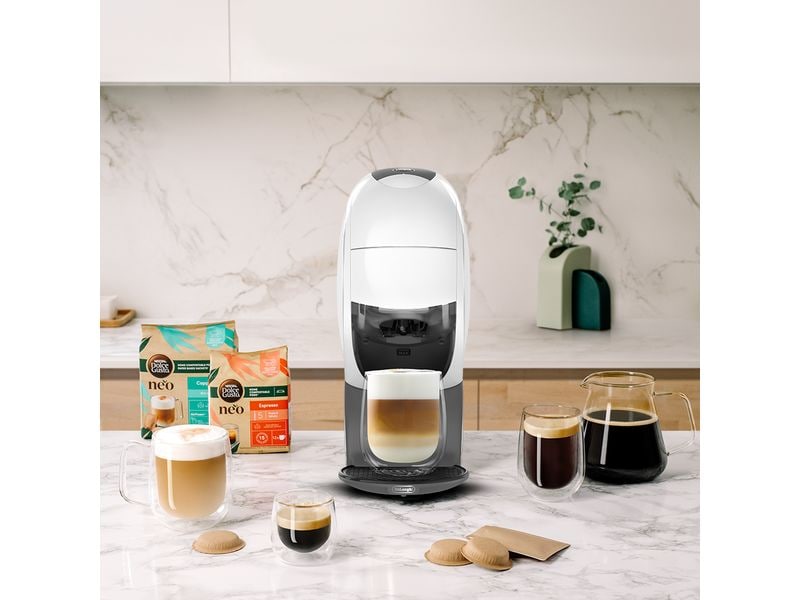 De'Longhi Portionskaffeemaschine Nescafé Dolce Gusto Neo Ba Einfache Zubereitung von Espressos, Ristrettos, Lungos, Americanos und Slow Brew-Getränken