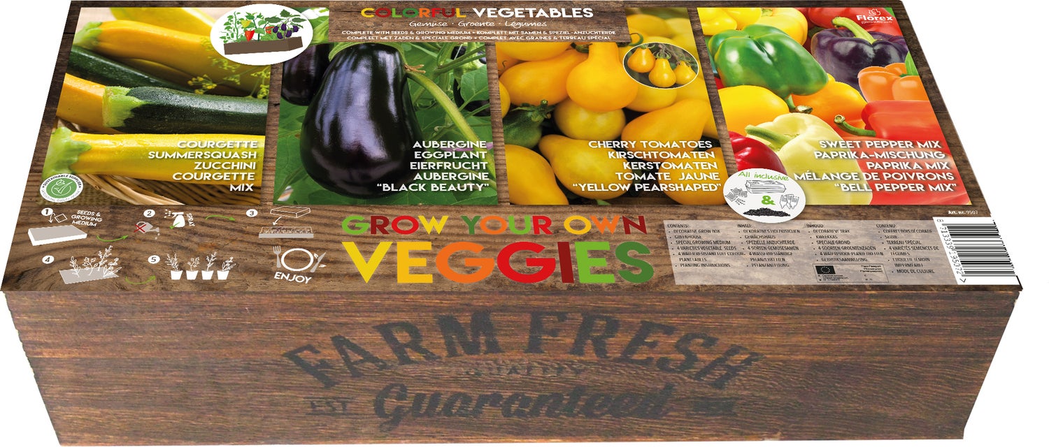Florex groentekruiden Farm Fresh kweekset 7,5 x 39,5 x 19,5 cm