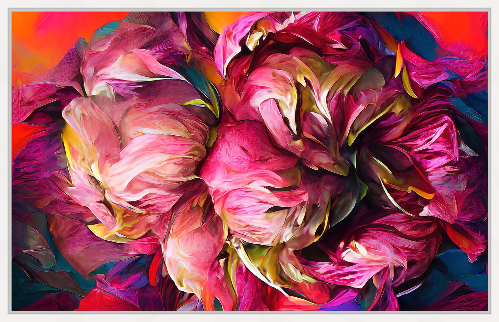 A Gathering  of Peonies by Carl Jacobson - Limited Edition. Edition of: 150. Signed.