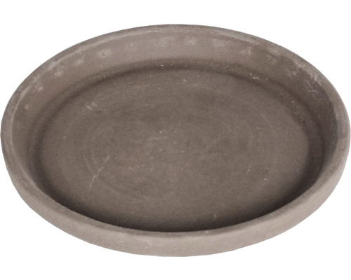 Bloempot schotel Spang XLU klei Ø 15,6 H 2,2 cm basalt