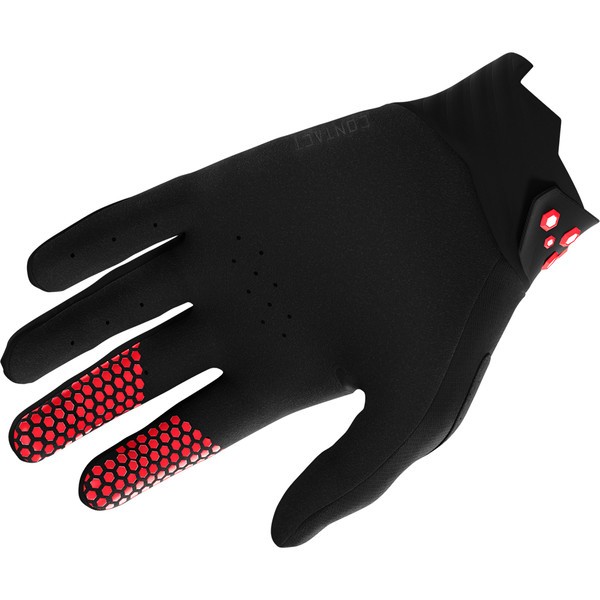 Shot - Gants Contact Noir / Rouge