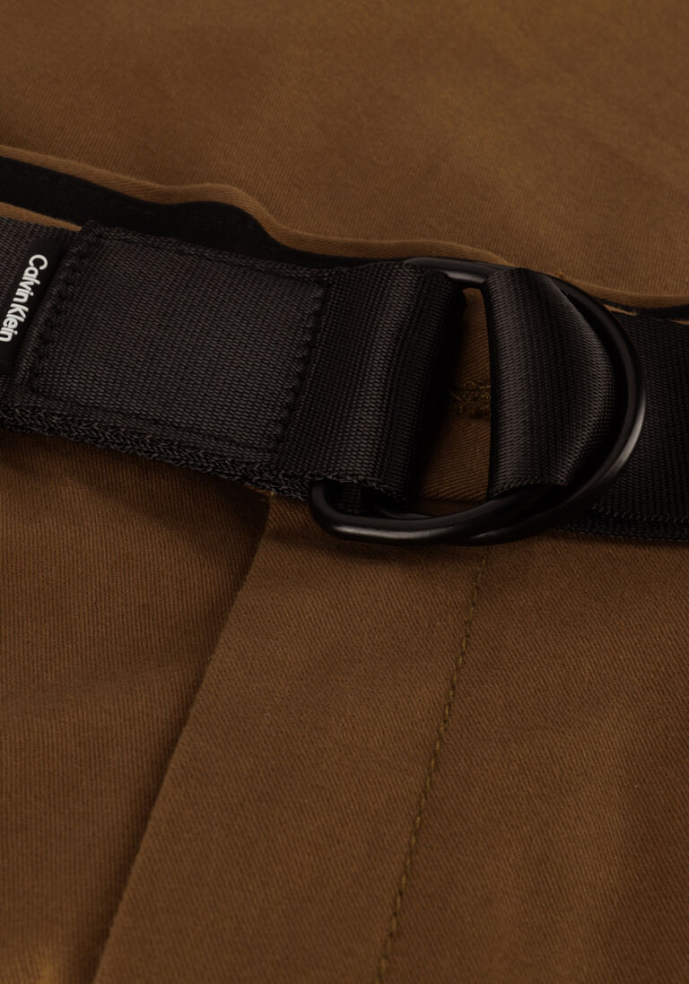 CALVIN KLEIN camel calvin klein korte broek modern twill slim short belt