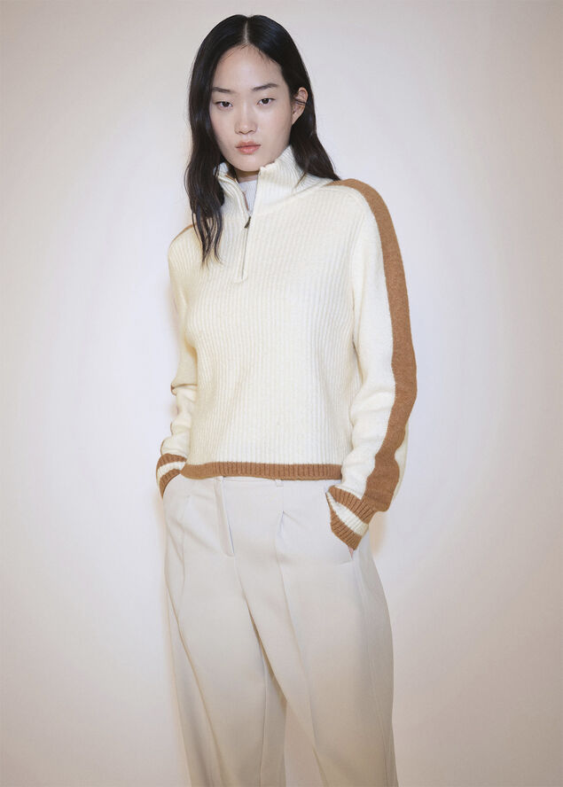 MANGO SWEATER. -- TALDEPOR Medium brown