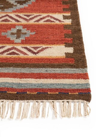 benuta pure Teppich ZOHRA 120 x 170 cm rot/multicolor