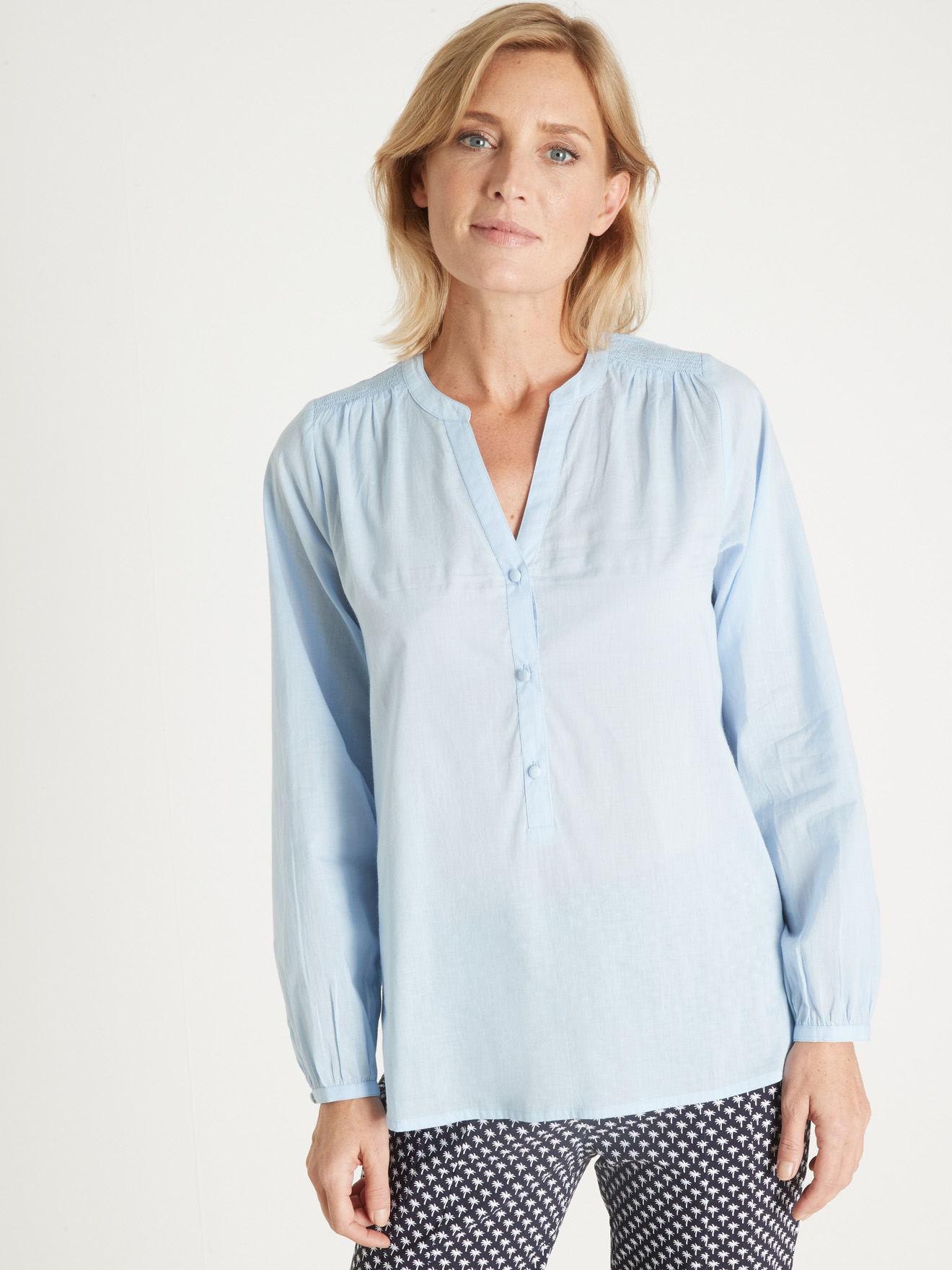 Blouse en voile de coton