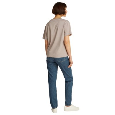 Tee-shirt à manches courtes femme Embroidered Monologo CALVIN KLEIN