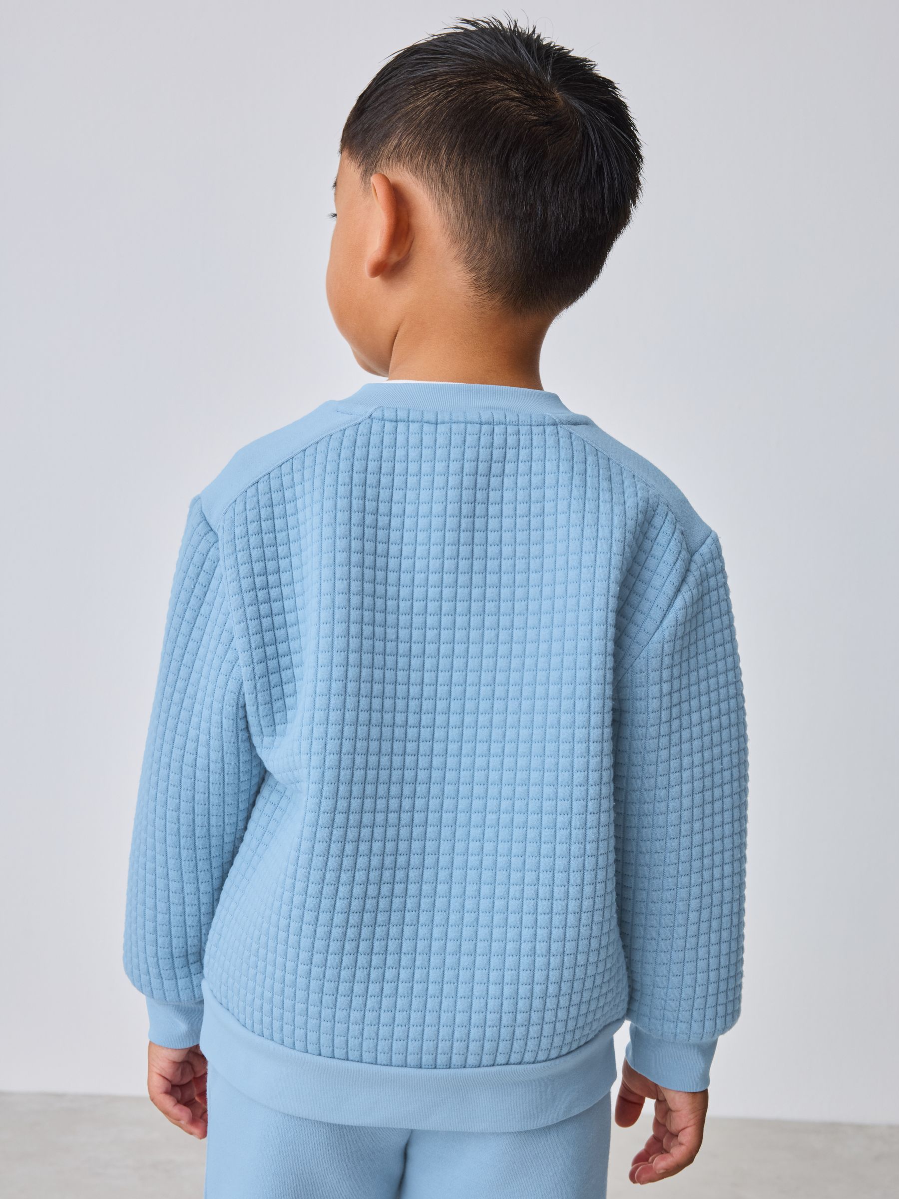 Baker by Ted Baker Blue Quilted Sweater and Joggers Set