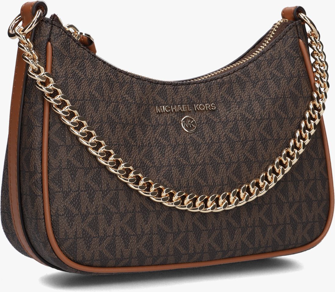 MICHAEL KORS cognac michael kors schoudertas sm chain pouchette