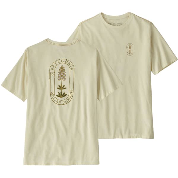 T-shirt PATAGONIA M'S CLEAN CLIMB TRADE RESPONSIBILI-TEE CLEAN CLIMB BLOOM/BIRCH WHITE