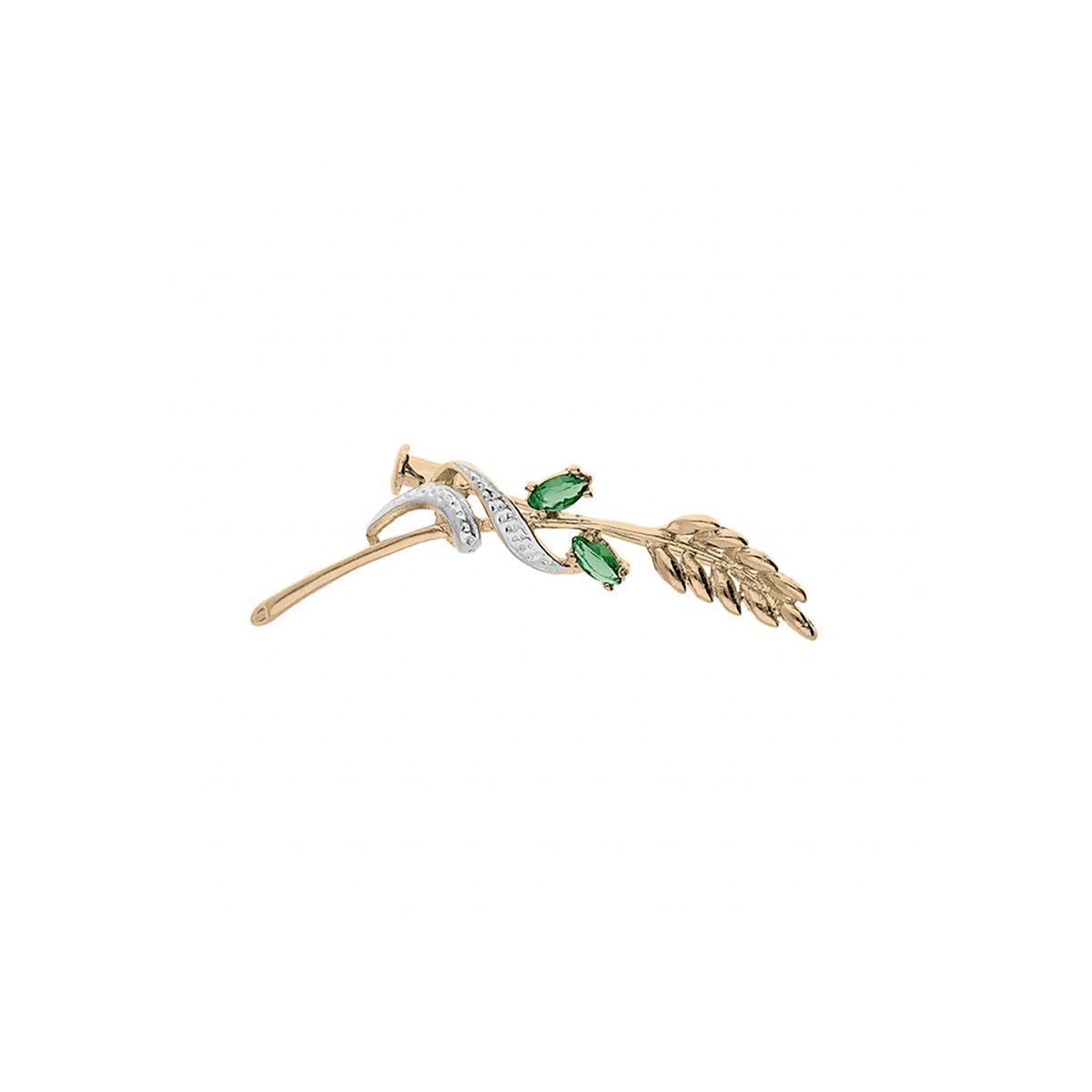 Broche épi de blé - Plaqué or