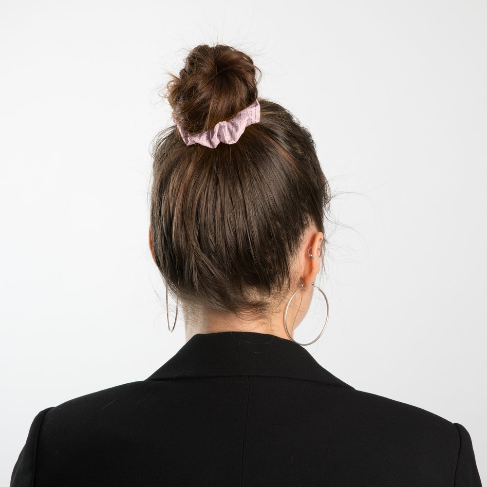 Petit Chouchou Gaze Lurex Rose