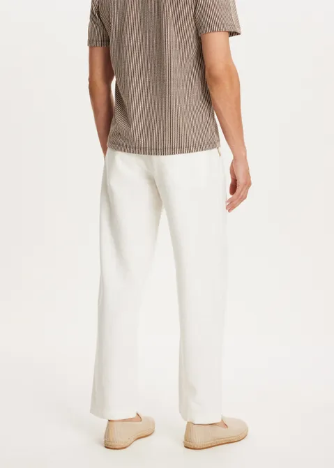 Straight broek off-white (WIT.O)