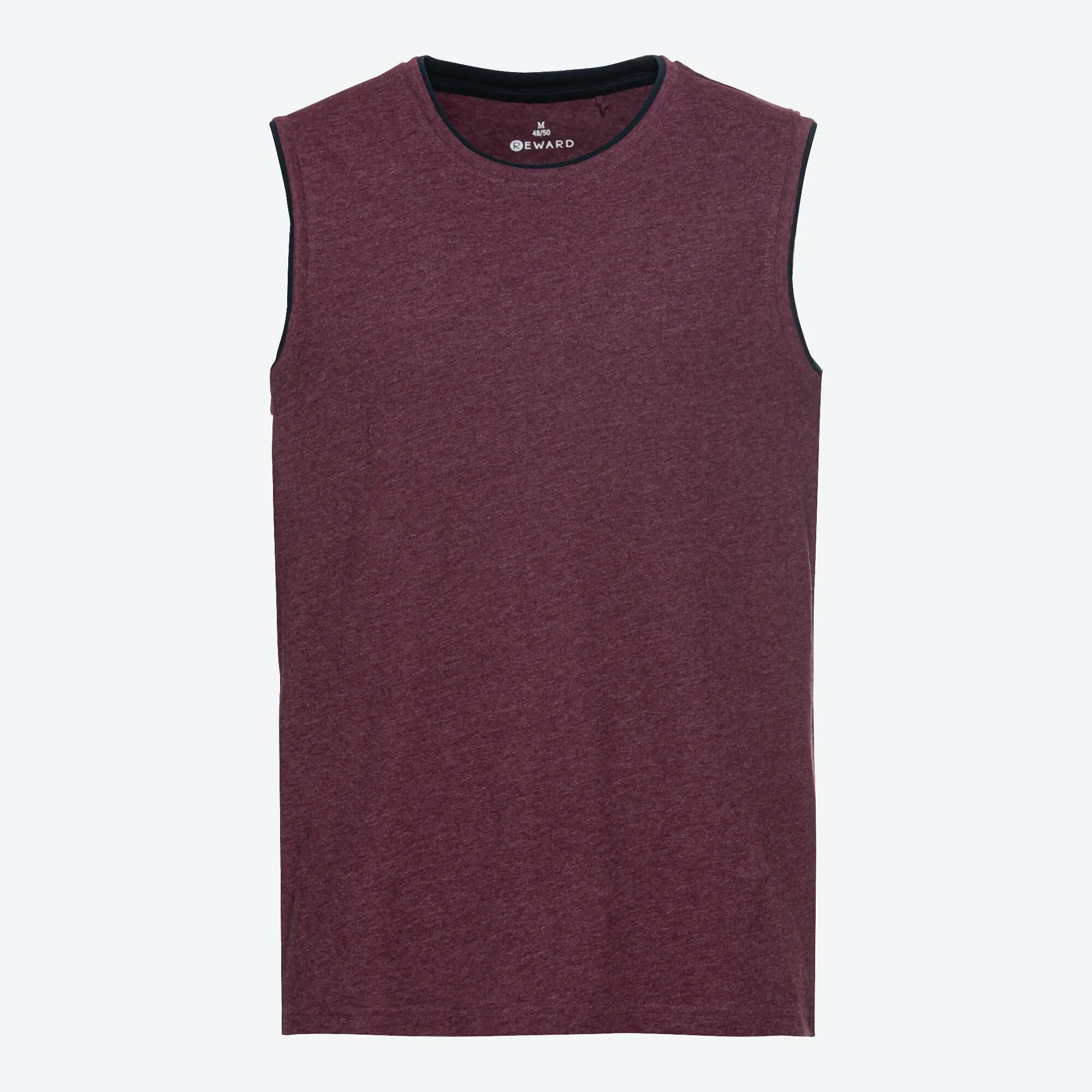 Herren-Muskelshirt in Melange-Optik