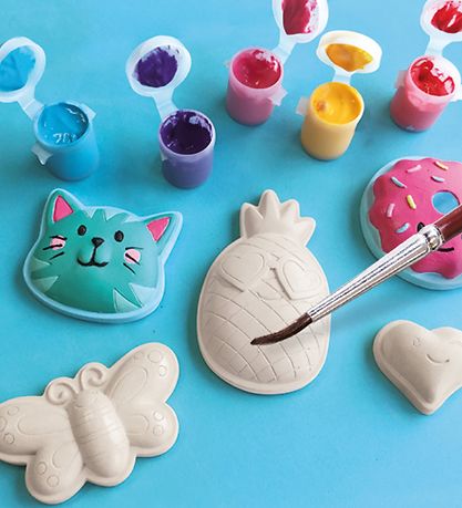 SES Creative - Gießen und bemalen - Fröhliche Figuren