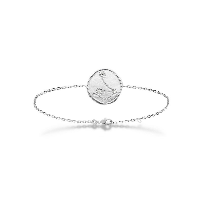 Bracelet Femme - Argent 925 - Oxyde de zirconium - Longueur : 18 cm