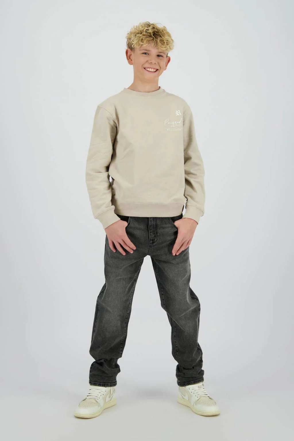 Raizzed sweater grijs