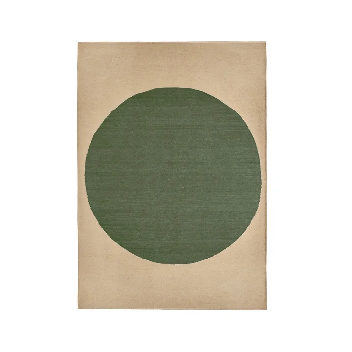 nanimarquina - Topo Wollteppich, 170 x 240 cm, grün