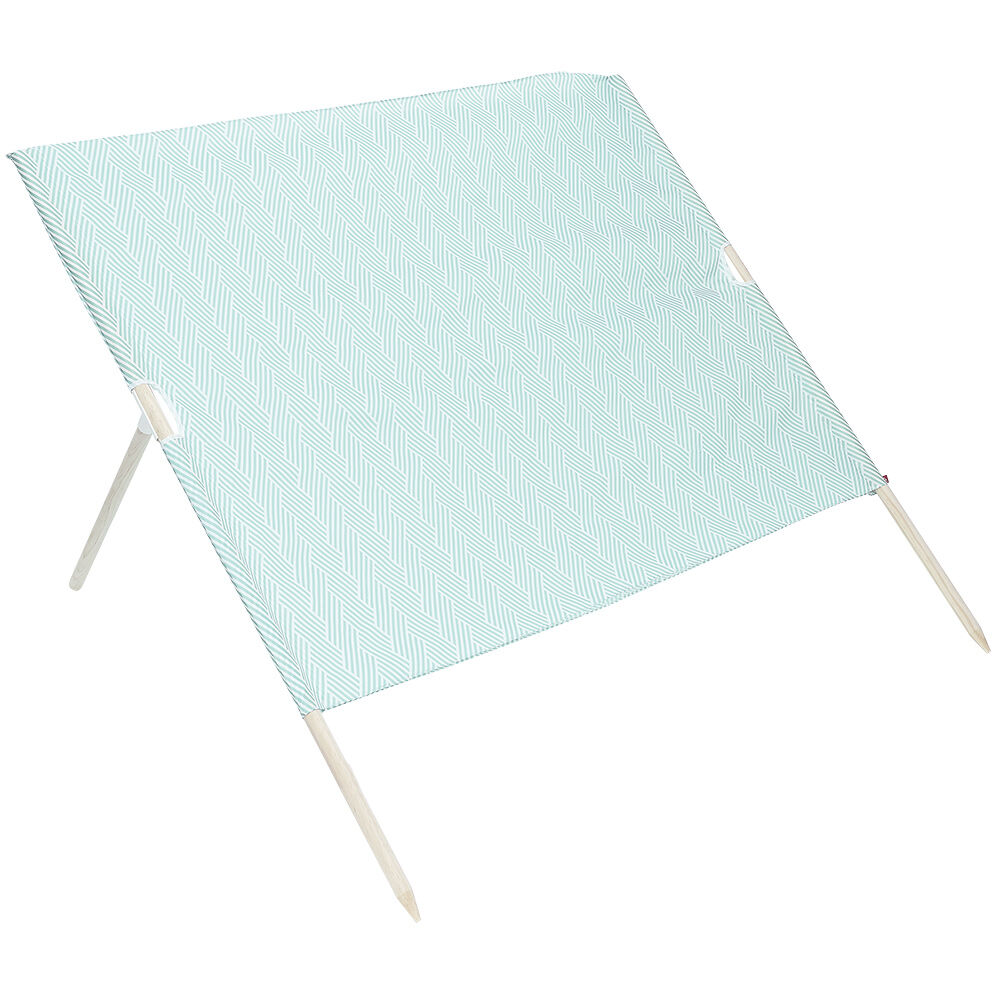 Paravent abri de plage 2en1 Funky bleu et blanc