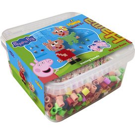 hama Perles à repasser maxi + Plaque 'Peppa & sa soeur'