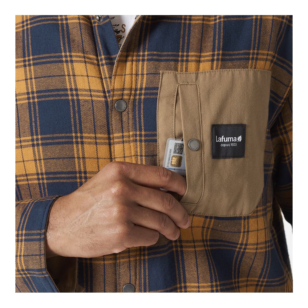 Lafuma ARKHALE WARM - Surchemise Homme major brown