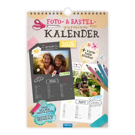 Trötsch Premium-Foto/Bastelkalender 2025