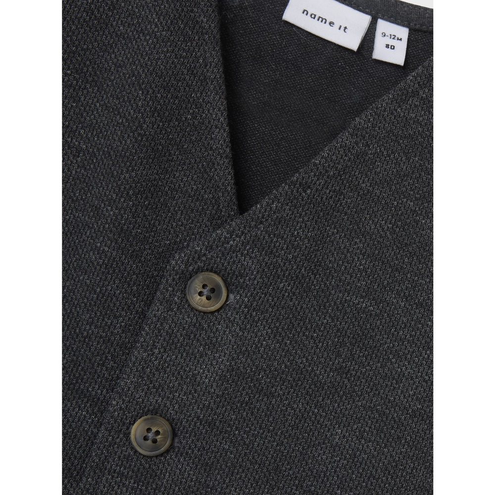 Køb Name It Dark Grey Melange Robino Roxo Vest