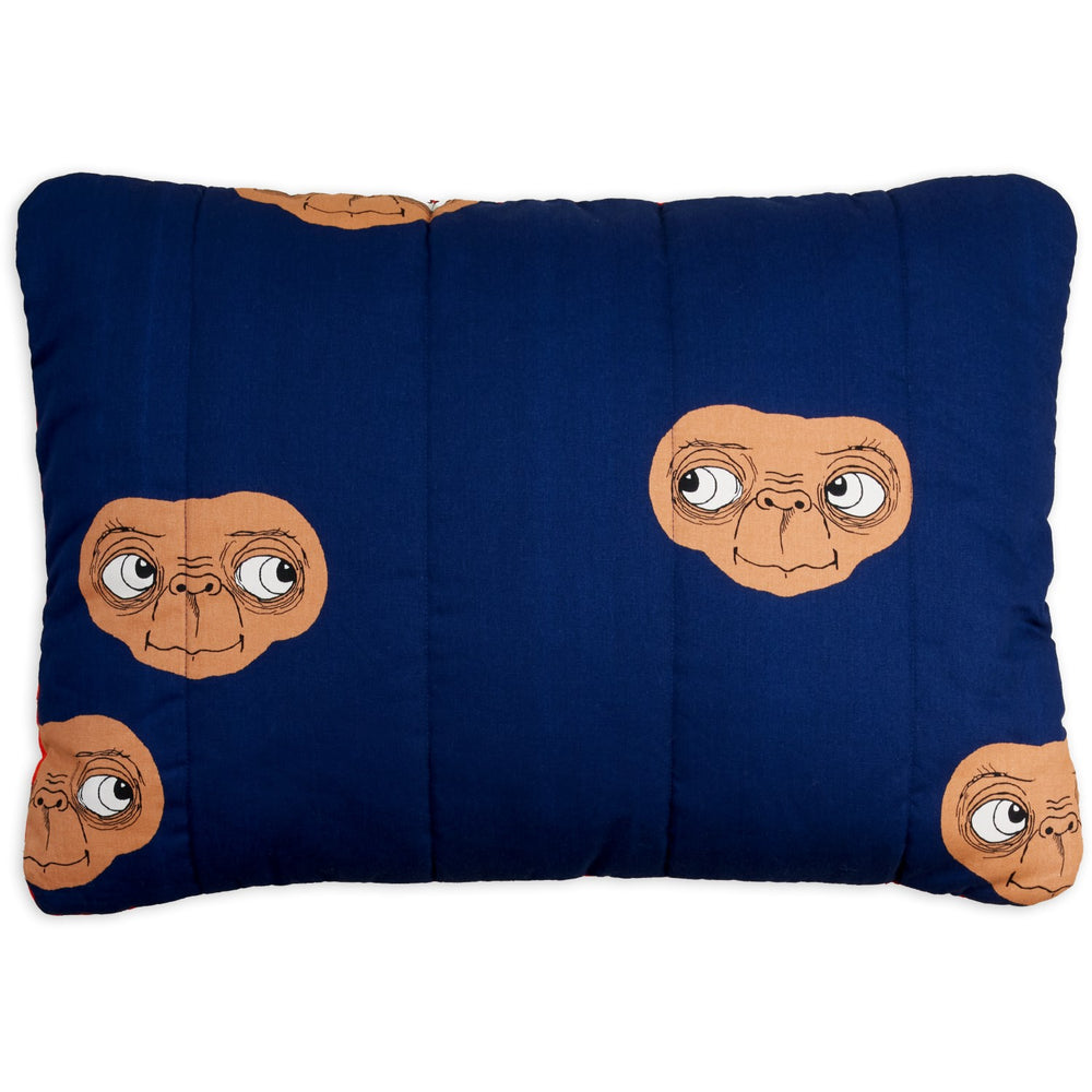 Køb Mini Rodini Blue E.T. AOP Vatteret Quiltet Pillowcase