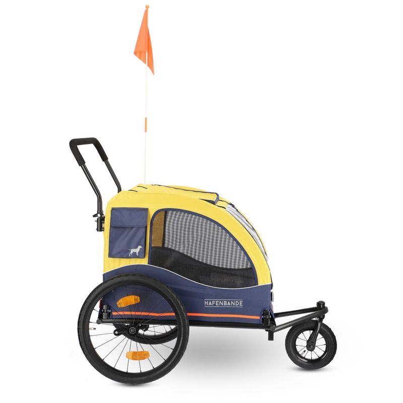 Remorque à vélo HAFENBANDE Cabby L avec 2 attelages