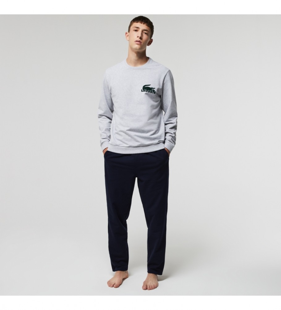Camiseta de pijama Lacoste SH7477 cinza