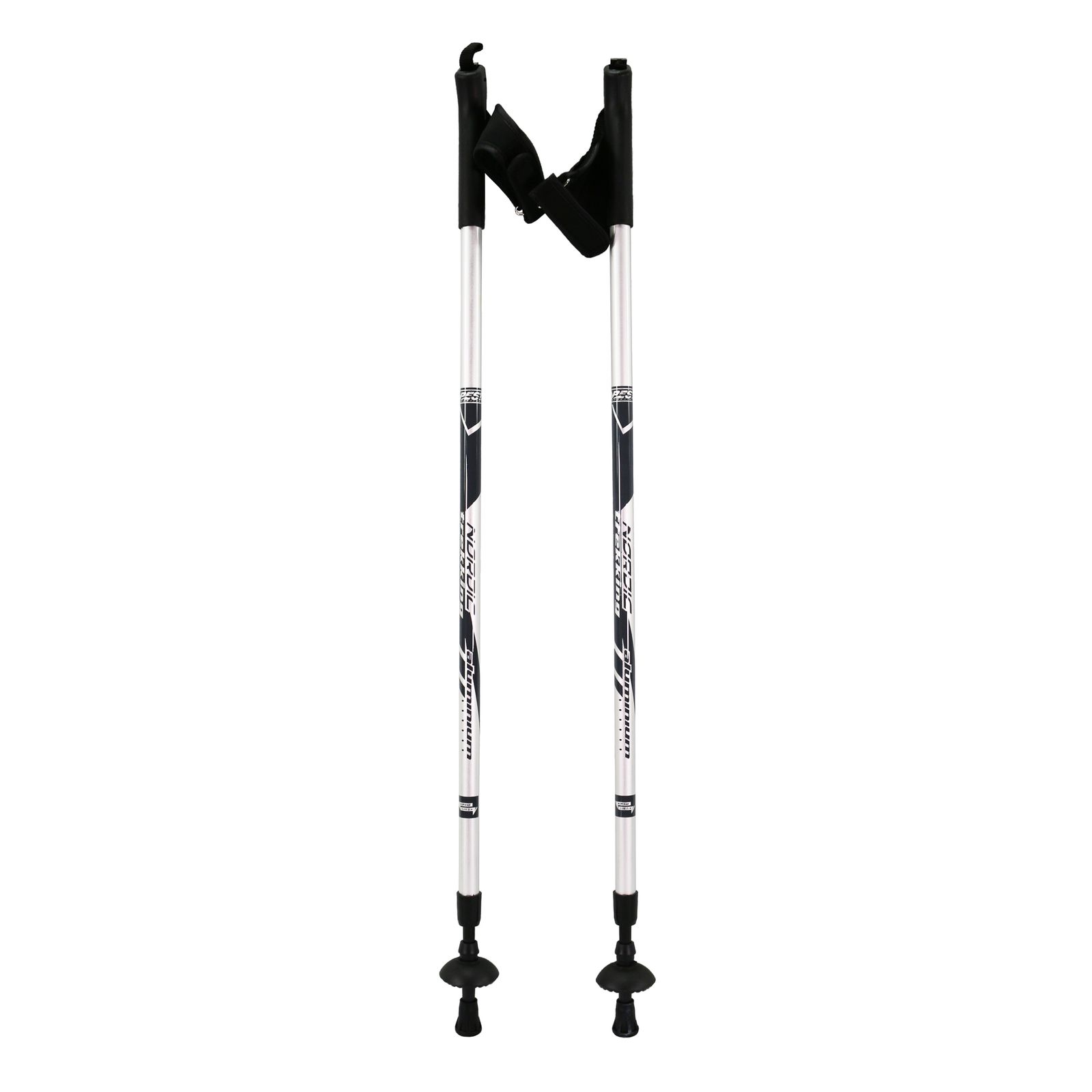 Best Sporting Trekking Stöcke Aluminium verstellbar von 84 bis 140 cm inkl. Lederhandschuhe