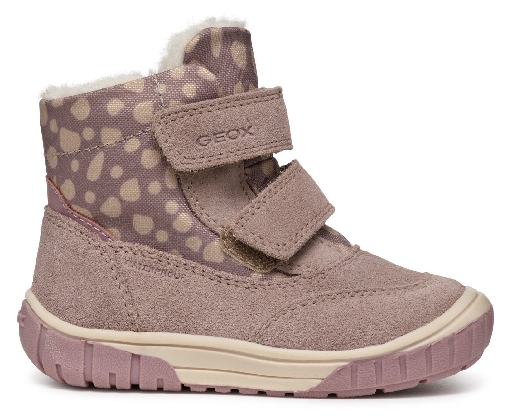 Geox Winterboots »B OMAR GIRL WPF«  Klettstiefel,  Babystiefel Winterstiefel mit schönem Muster