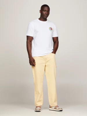 Camiseta clássica com logo circular