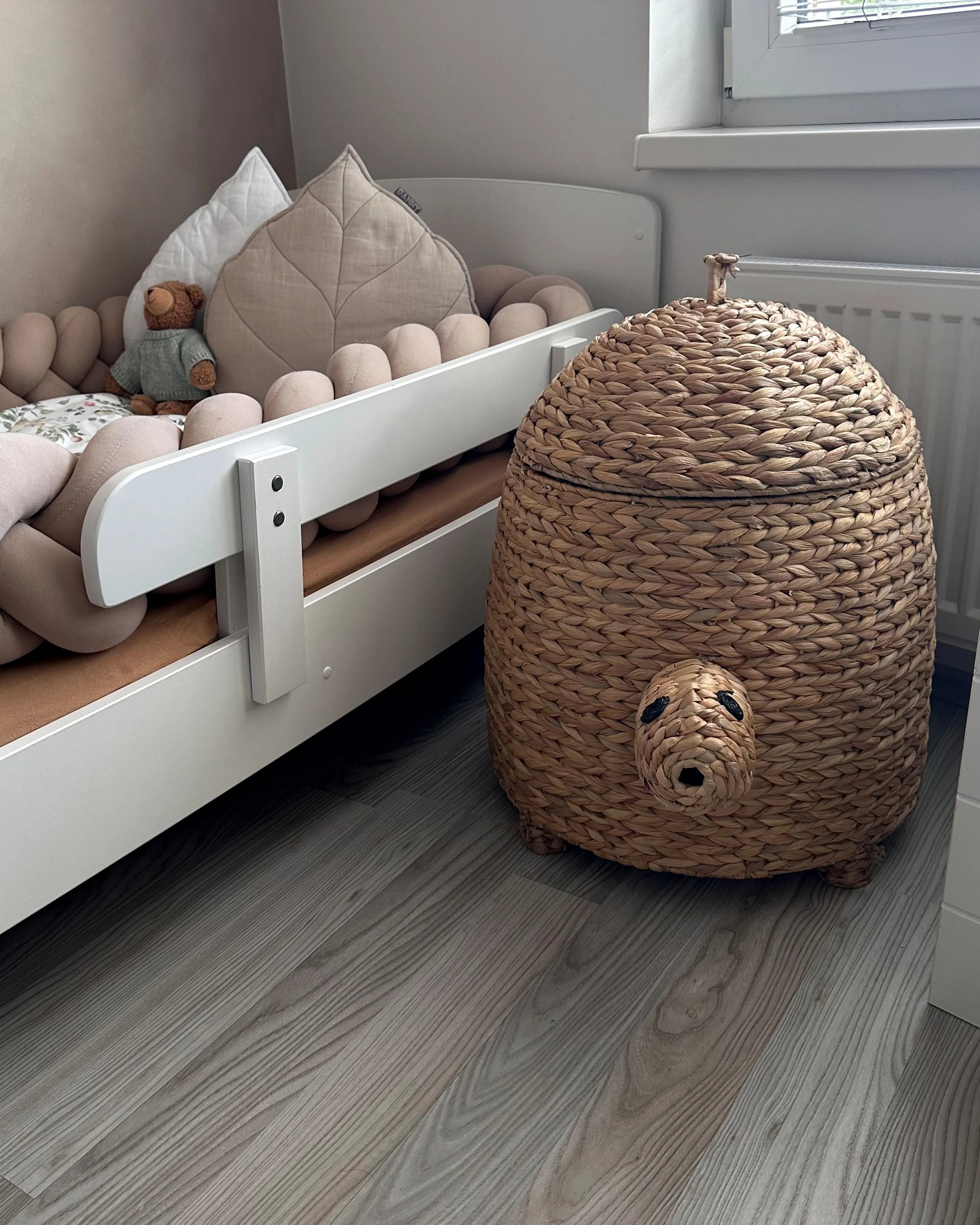 Kindermand Schildpad MONTAGU Wicker Natuurlijk