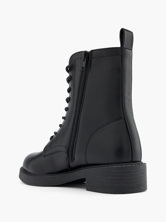 Graceland Schnür-Stiefelette Schwarz