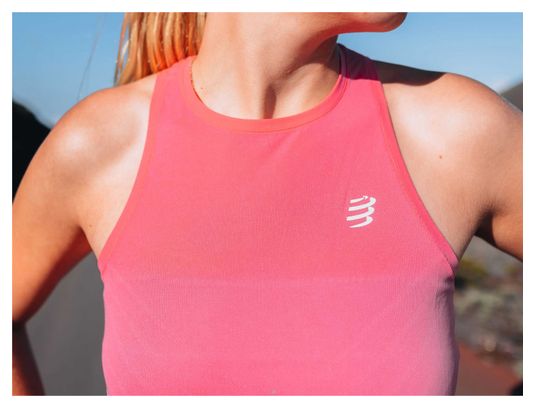 Débardeur Compressport Performance Singlet Femme Rose