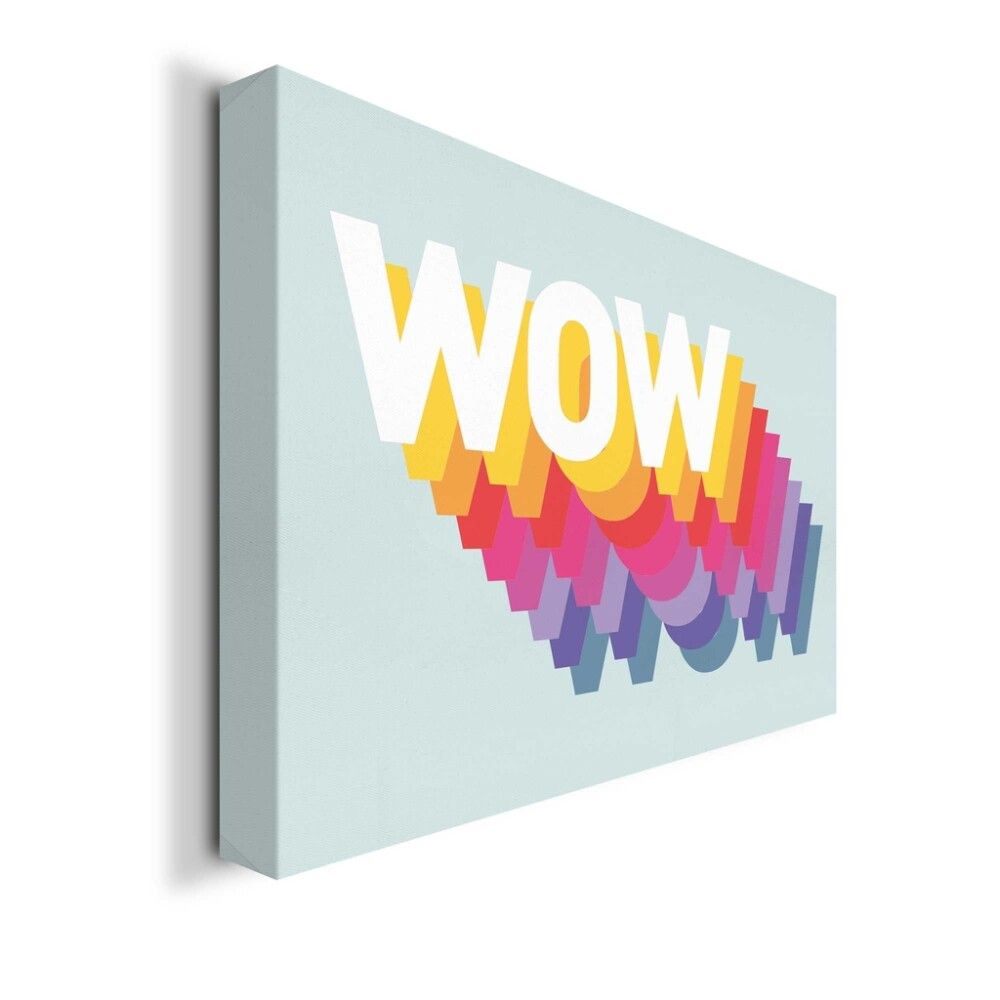 BILDE REINDERS WOW GICLEE ON CANVAS 20X30CM