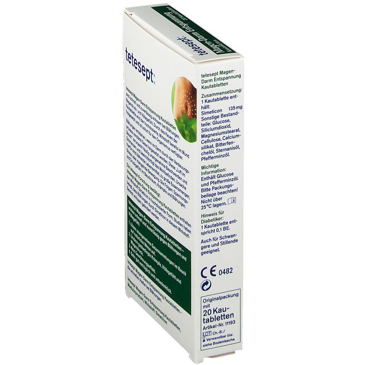 tetesept® Magen-Darm-Entspannung Kautabletten