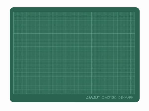 Linex 100412209, Grønn, Plastikk, A4, 300 mm, 210 mm, 3 mm