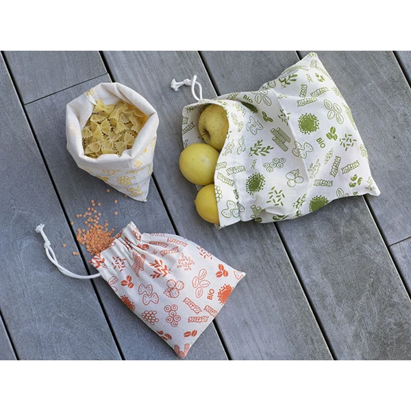 Sac à vrac coton bio, taille S Pebbly