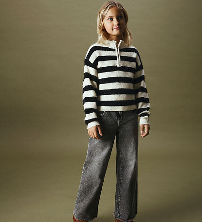 Name It Bluse - Strik - NkfSalemma - Jet Stream
