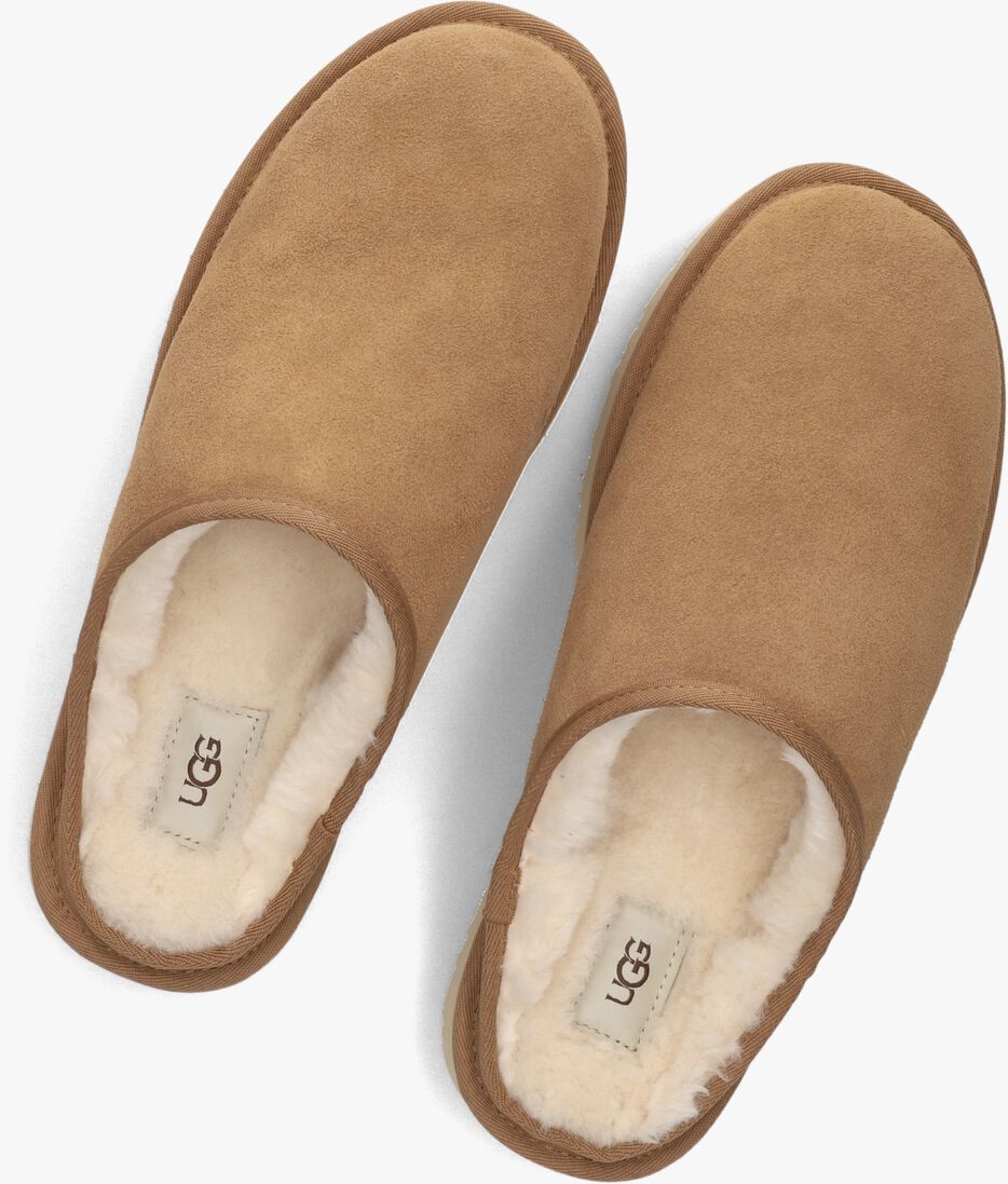 cognac ugg pantoffels m classic slip-on