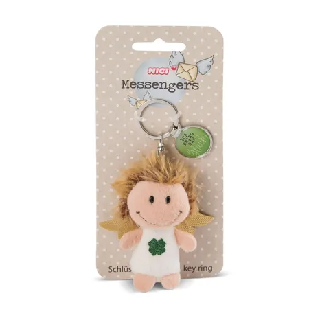 NICI Engel mit Kleeblatt 7cm Bb SA mit Anhänger 