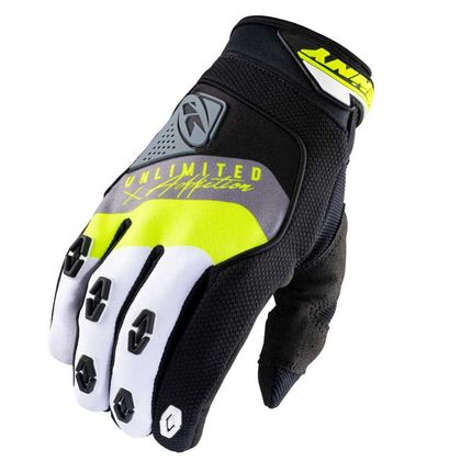 Gants Enduro Kenny SAFETY - BLACK GREY NEON YELLOW 2023 - Noir / Jaune