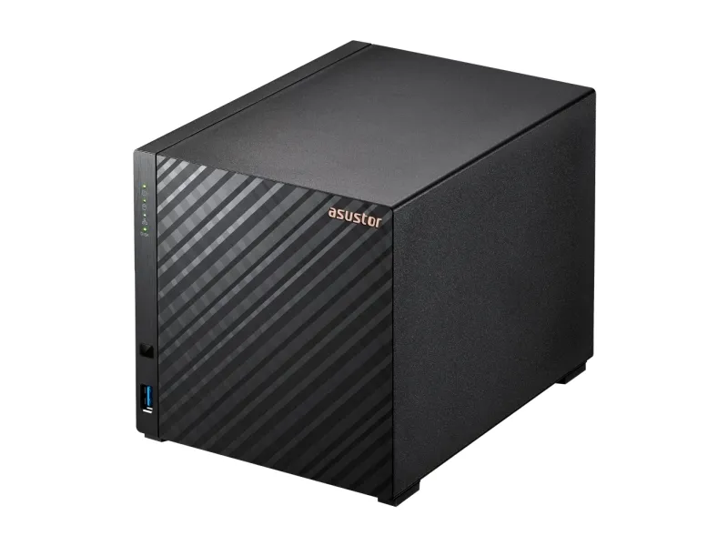 ASUSTOR Drivestor 4 AS1104T - NAS-server - 4 bays - SATA 6Gb/s - RAID RAID 0, 1, 5, 6, 10, JBOD - RAM 1 GB - 2.5 Gigabit Ethernet - iSCSI support