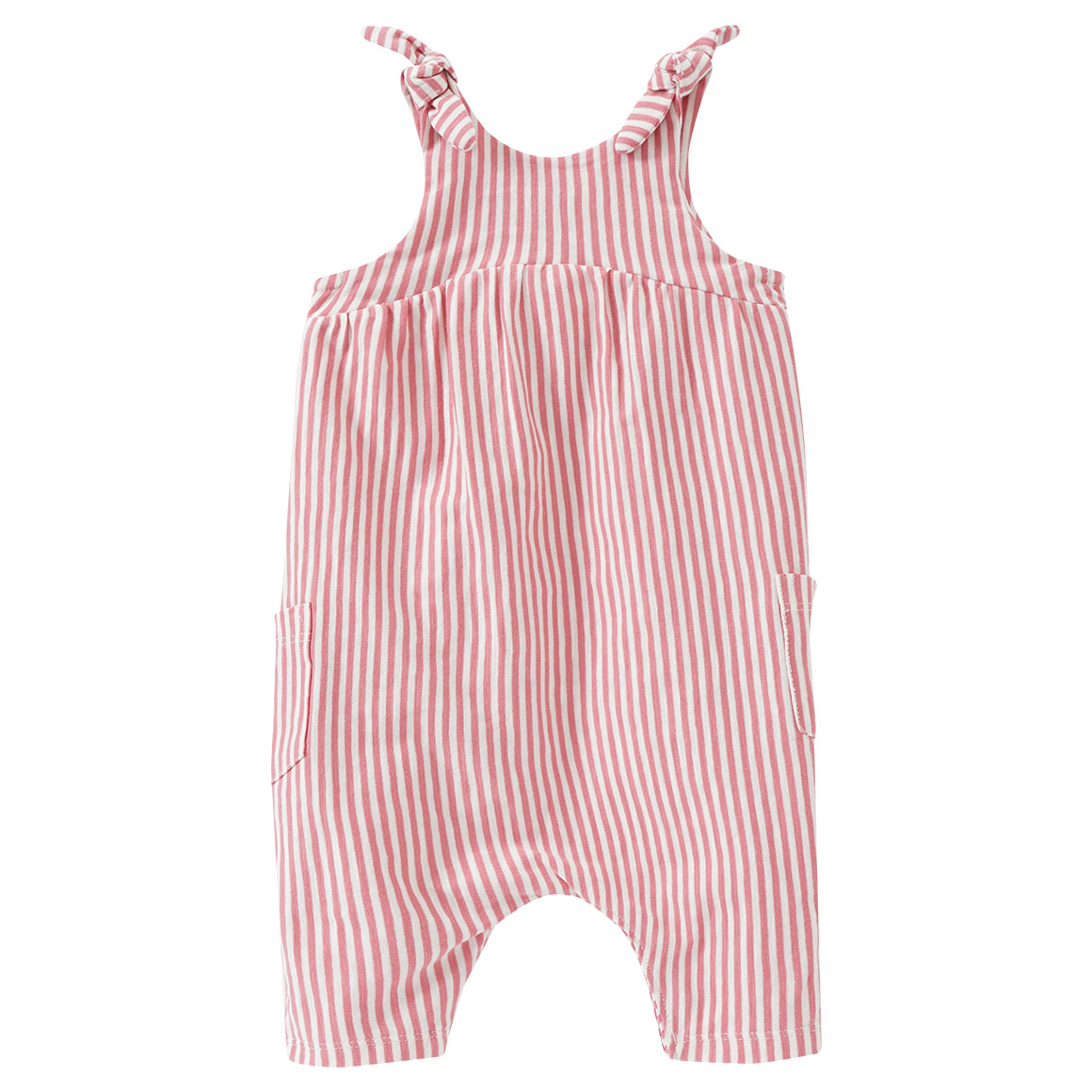 Topomini Pure Collection Baby Overall und Body im Set dunkelrosa / weiss / creme